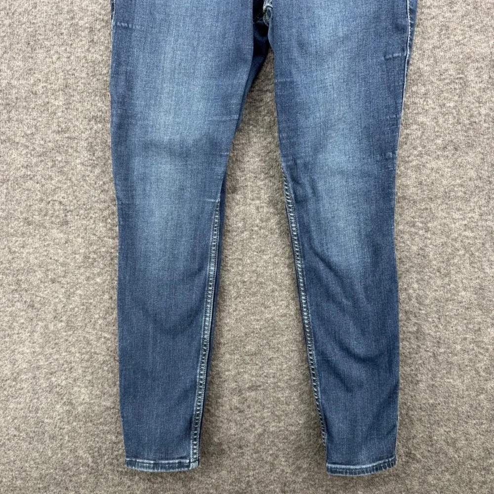 Hollister Curvy High-Rise Jean Legging Dark Wash Blue Advanced Stretch 6 skinny